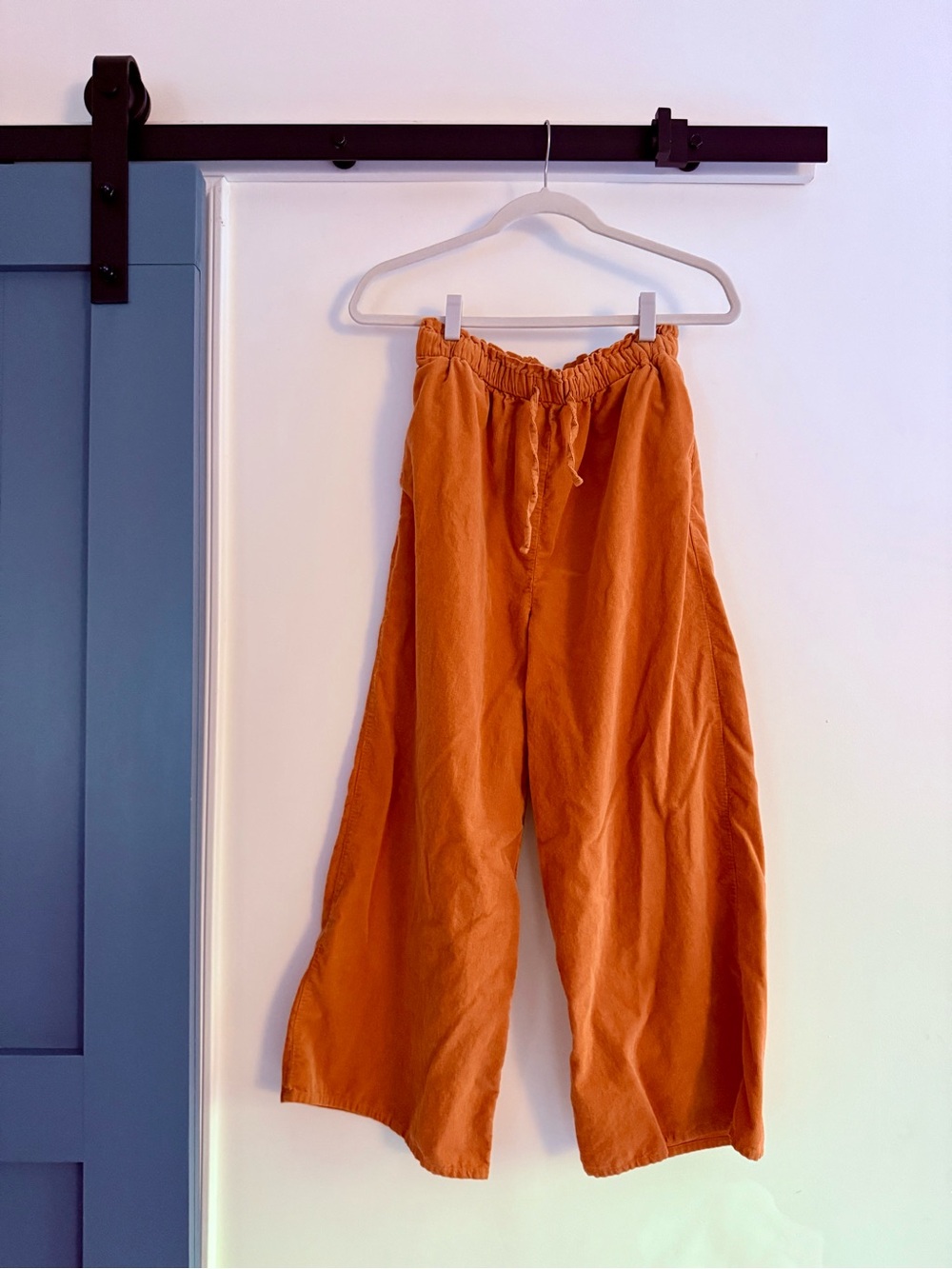 Nordstrom Corduroy Drawstring Pants - Rust